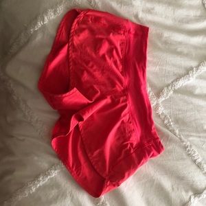 Lulu speed shorts neon pink